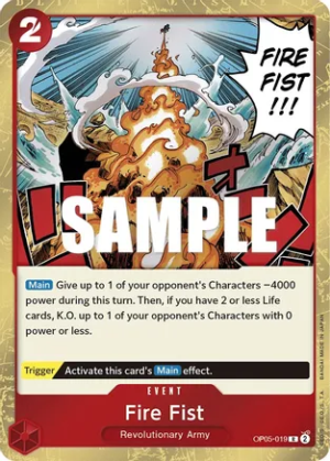 Fire Fist - Awakening of the New Era (OP05-019 R)