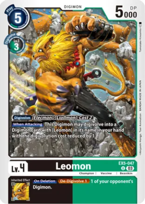 Leomon - Animal Colosseum (EX05-047 U)
