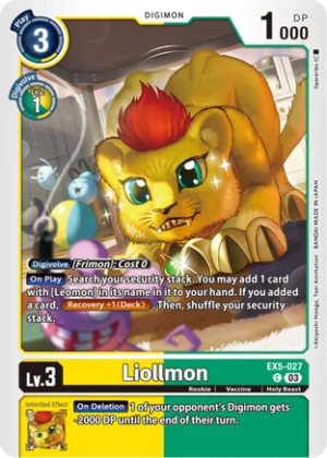 Liollmon - Animal Colosseum (EX05-027 C)