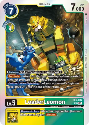 LoaderLeomon - Animal Colosseum (EX05-032 R)