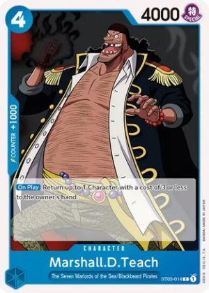 Marshall.D.Teach - Starter Deck 3: The Seven Warlords of The Sea (ST03-014 C)
