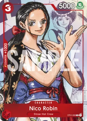 Nico Robin - ST01-008 (Alternate Art) - One Piece Promotion Cards (OP-PR)