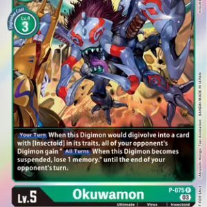 Okuwamon (Winner Pack -Blast Ace-) - Digimon Promotion Cards (D-PR)