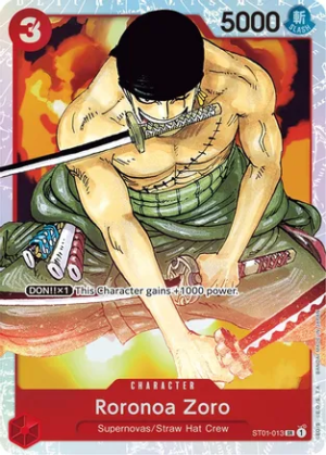 Roronoa Zoro - Starter Deck 1: Straw Hat Crew (ST01-013 SR)