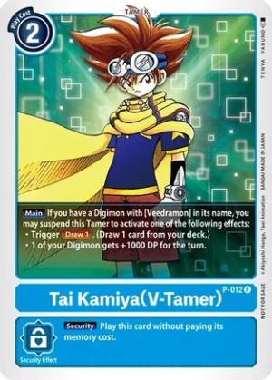 Tai Kamiya (V-Tamer) - P-012 (Resurgence Booster Reprint) - Resurgence Booster (RB-01)