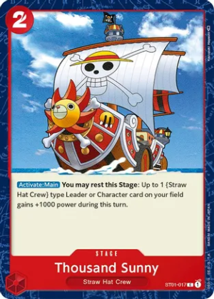 Thousand Sunny - Starter Deck 1: Straw Hat Crew (ST01-017 C)