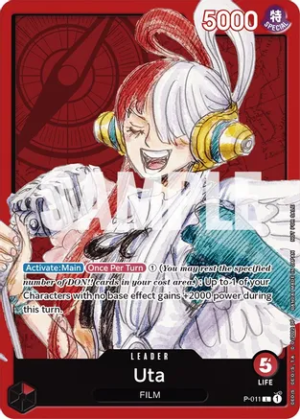Uta (One Piece Film Red) - One Piece Promotion Cards (P-011 L)