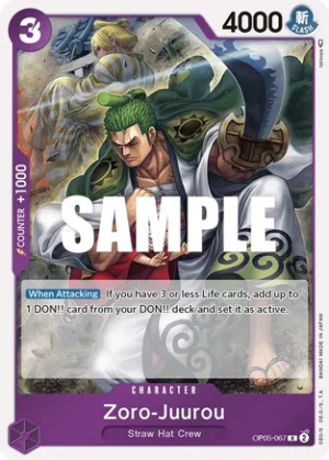Zoro-Juurou (OP05-067) - Starter Deck 18: PURPLE Monkey.D.Luffy (ST-18)