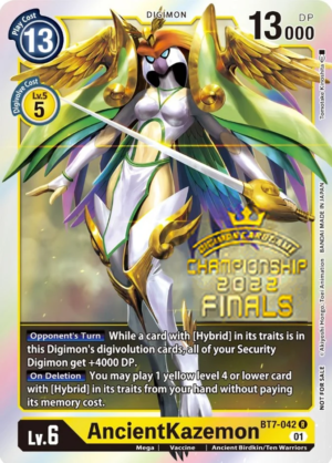 AncientKazemon (2022 Championship Finals Event Pack) - Next Adventure (BT07)