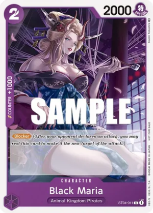 Black Maria (Tournament Pack Vol. 2) - One Piece Promotion Cards (OP-PR)