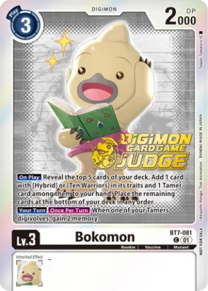 Bokomon - BT7-081 (Judge Pack 4) - Next Adventure (BT07)