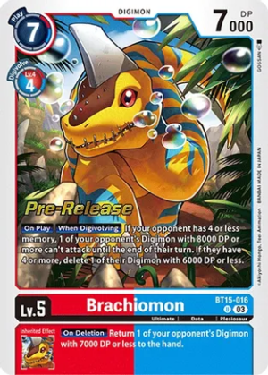 Brachiomon - Exceed Apocalypse Pre-Release Cards (BT15_PR)