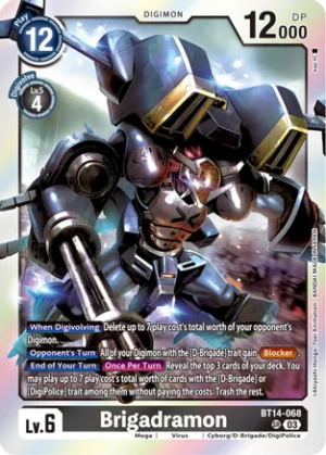 Brigadramon - Blast Ace (BT14-068 SR)
