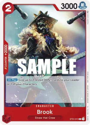 Brook (Tournament Pack Vol. 4) - One Piece Promotion Cards (ST01-011 C)