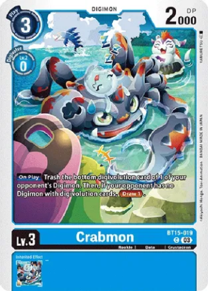 Crabmon - Exceed Apocalypse (BT15-019 C)