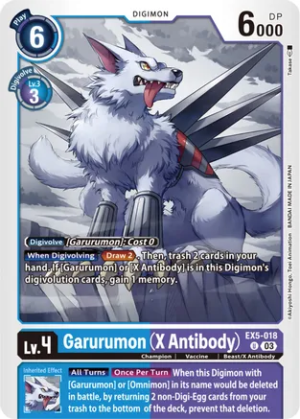 Garurumon (X Antibody) - Animal Colosseum (EX5-018 U)