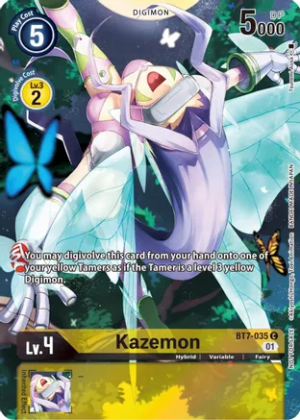 Kazemon (2nd Anniversary Frontier Card) - Next Adventure (BT07-035 C)