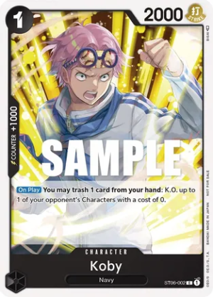 Koby (Promotion Pack 2023) - One Piece Promotion Cards (ST06-002 C)