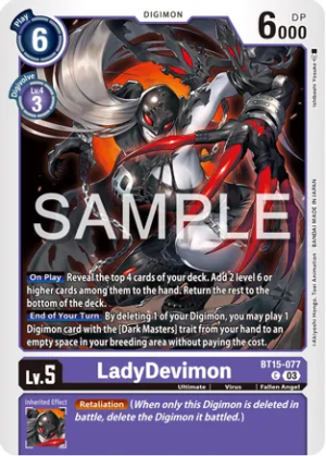 LadyDevimon - Exceed Apocalypse (BT15-077 C)