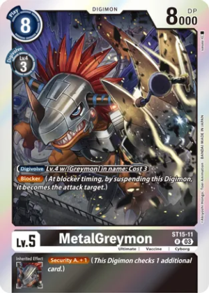 MetalGreymon - Starter Deck 15: Dragon of Courage (ST15-11 R)