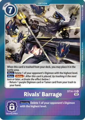 Rivals' Barrage - Starter Deck 14: Beelzemon Advanced Deck Set (ST14-12 R)