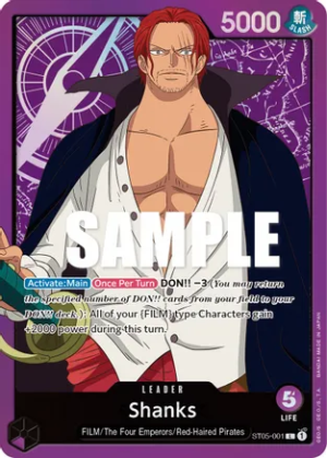 Shanks - Starter Deck 5: Film Edition (ST05-001 L)