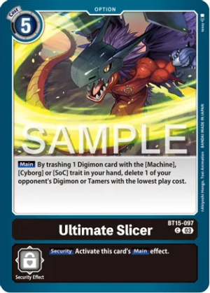 Ultimate Slicer - Exceed Apocalypse (BT15-097 C)