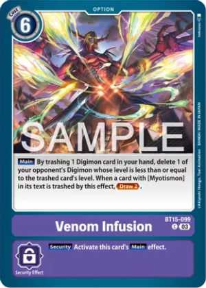 Venom Infusion - Exceed Apocalypse (BT15-099 C)