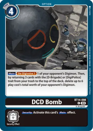 DCD Bomb - Blast Ace (BT14-098 C)