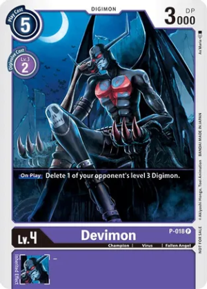 Devimon - P-018 - Digimon Promotion Cards (D-PR)