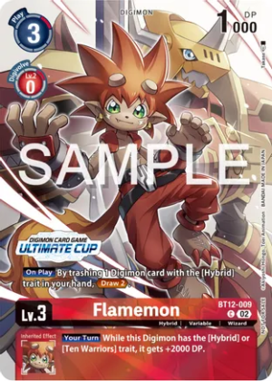 Flamemon (Ultimate Cup 2024) - Across Time (BT12-009 C)