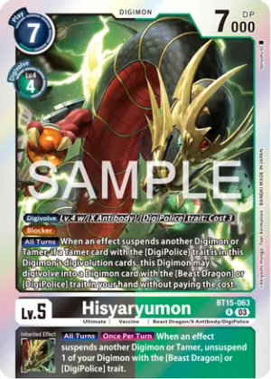 Hisyaryumon - Exceed Apocalypse (BT15-063 R)
