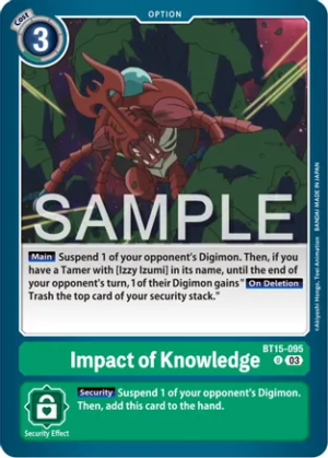 Impact of Knowledge - Exceed Apocalypse (BT15-095 U)