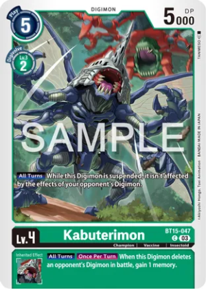 Kabuterimon - Exceed Apocalypse (BT15-047 C)