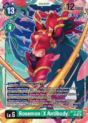 Rosemon (X Antibody) - Exceed Apocalypse (BT15-054 R)