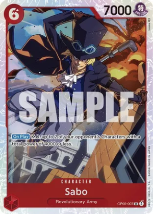 Sabo (007) - Awakening of the New Era (OP05-007 SR)