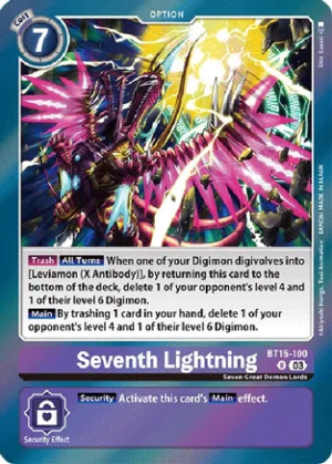 Seventh Lightning - Exceed Apocalypse (BT15-100 R)