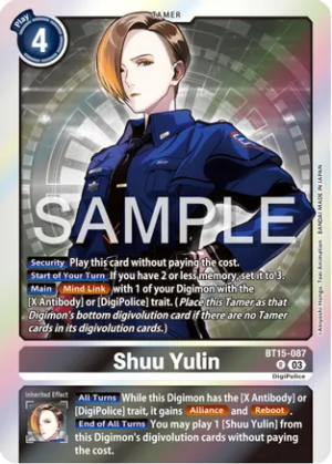 Shuu Yulin - Exceed Apocalypse (BT15-087 R)