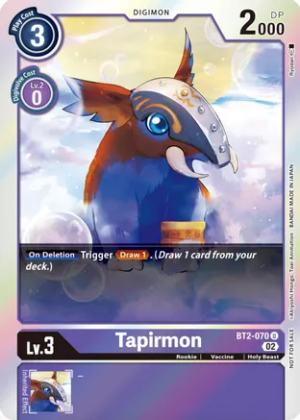 Tapirmon (Official Tournament Pack Vol.8) - Release Special Booster (BT01-03)