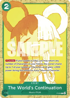The World's Continuation (Starter Deck 11: Uta Deck Battle) - One Piece Promotion Cards (OP-PR)