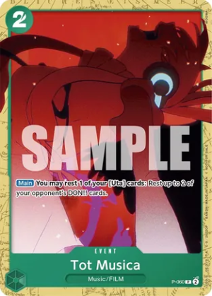 Tot Musica (Starter Deck 11: Uta Deck Battle) - One Piece Promotion Cards (OP-PR)