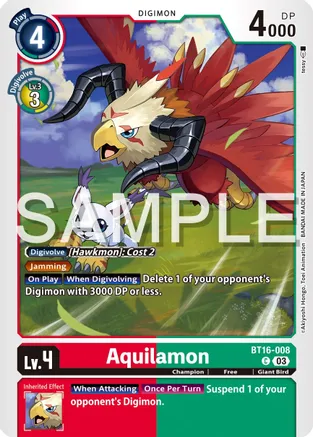 Aquilamon - Beginning Observer (BT16-008 C)
