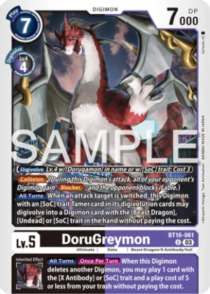 DoruGreymon - Beginning Observer (BT16-061 U)