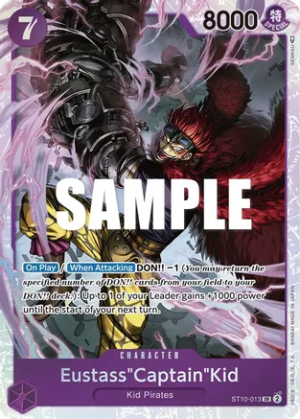 Eustass"Captain"Kid (013) - Ultra Deck: The Three Captains (ST10-013 SR)