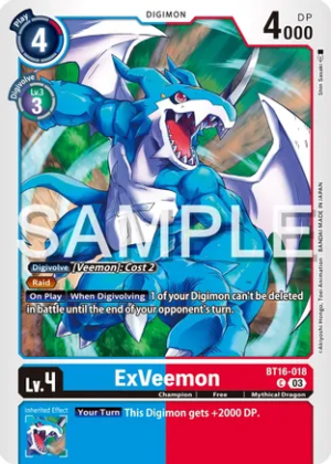 ExVeemon - Beginning Observer (BT16-018 C)