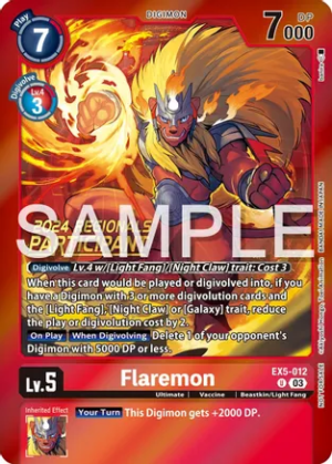 Flaremon (2024 Regionals Participant) - Animal Colosseum (EX05-012 U)