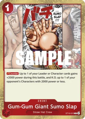 Gum-Gum Giant Sumo Slap - Ultra Deck: The Three Captains (ST-10-015 C)