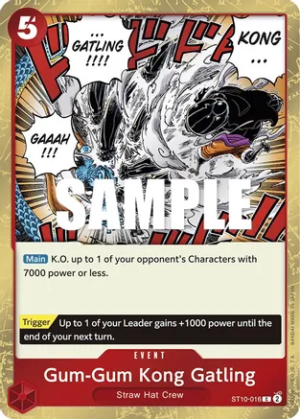 Gum-Gum Kong Gatling - Ultra Deck: The Three Captains (ST10-016 C)