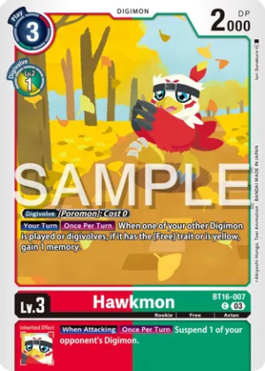 Hawkmon - Beginning Observer (BT16-007 C)