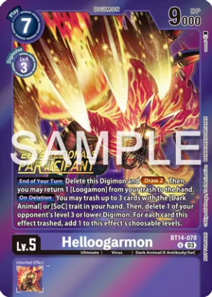 Helloogarmon (2024 Regionals Participant) - Blast Ace (BT14-078 U)